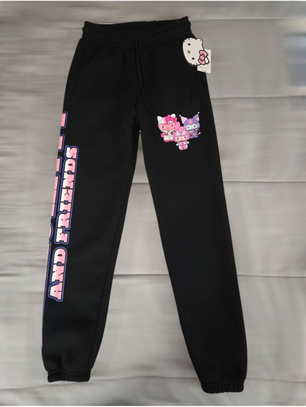 NWT Hello Kitty and Friends Women’s Graphic Jogger Pants Size XXS / Waist 24"
